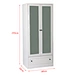 wardrobe cupboard with mirror